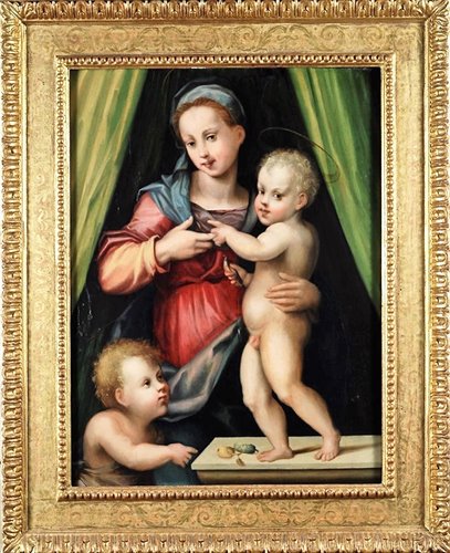 MADONNA WITH CHILD AND SAINT JOHN